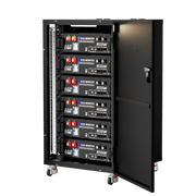 ECO-WORTHY Cubix100 48V 600AH (6Pack 48V 100AH) Lithium Lifepo4 Battery With RACK6 V3 Server Rack Battery Cabinet