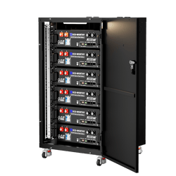 ECO-WORTHY Cubix100 48V 600AH (6Pack 48V 100AH) Lithium Lifepo4 Battery With RACK6 V3 Server Rack Battery Cabinet
