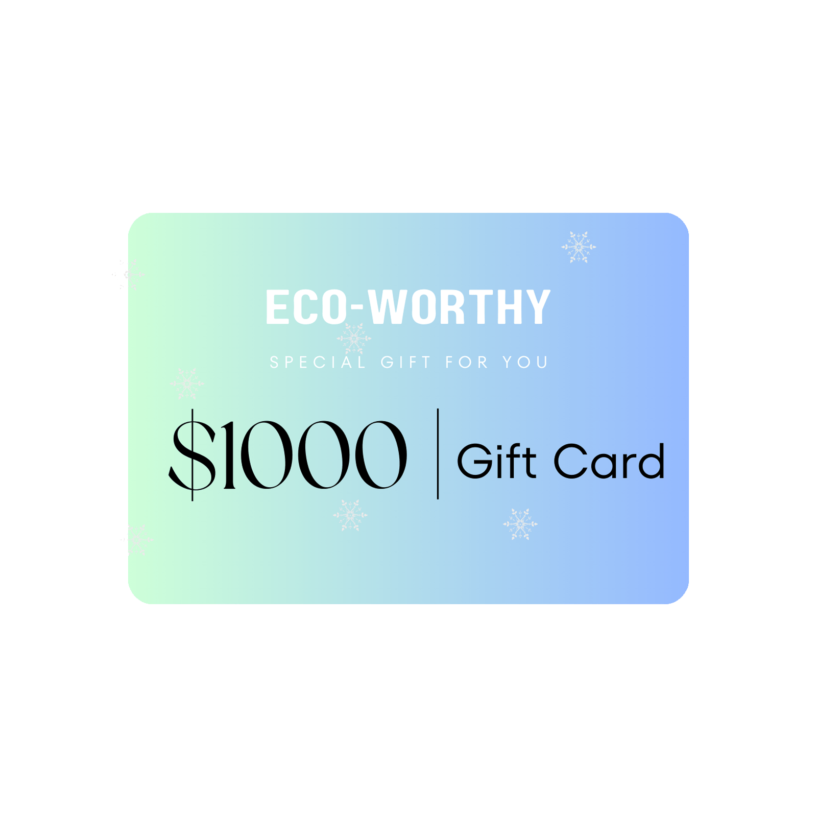 ECO - WORTHY gift card - ECO - WORTHY