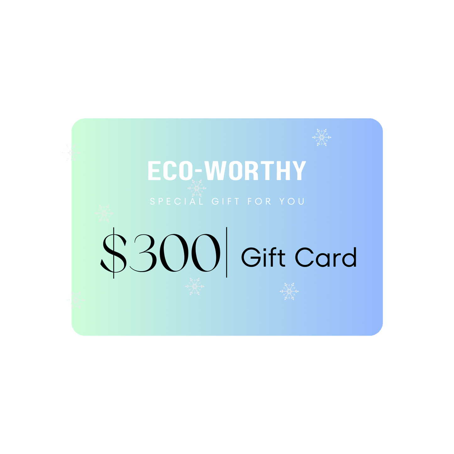 ECO - WORTHY gift card - ECO - WORTHY