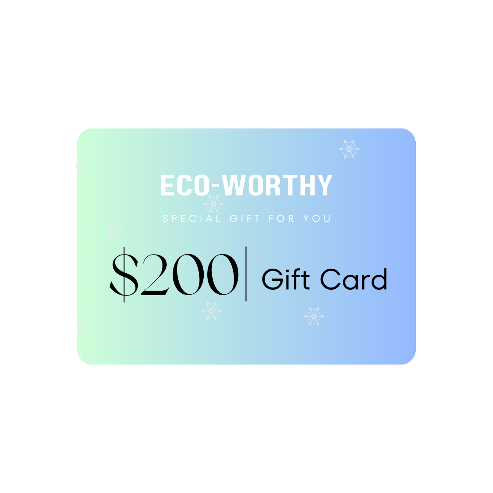 ECO - WORTHY gift card - ECO - WORTHY