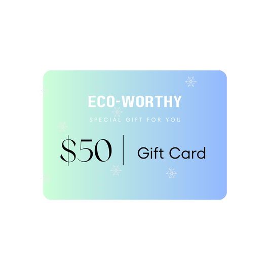ECO - WORTHY gift card - ECO - WORTHY