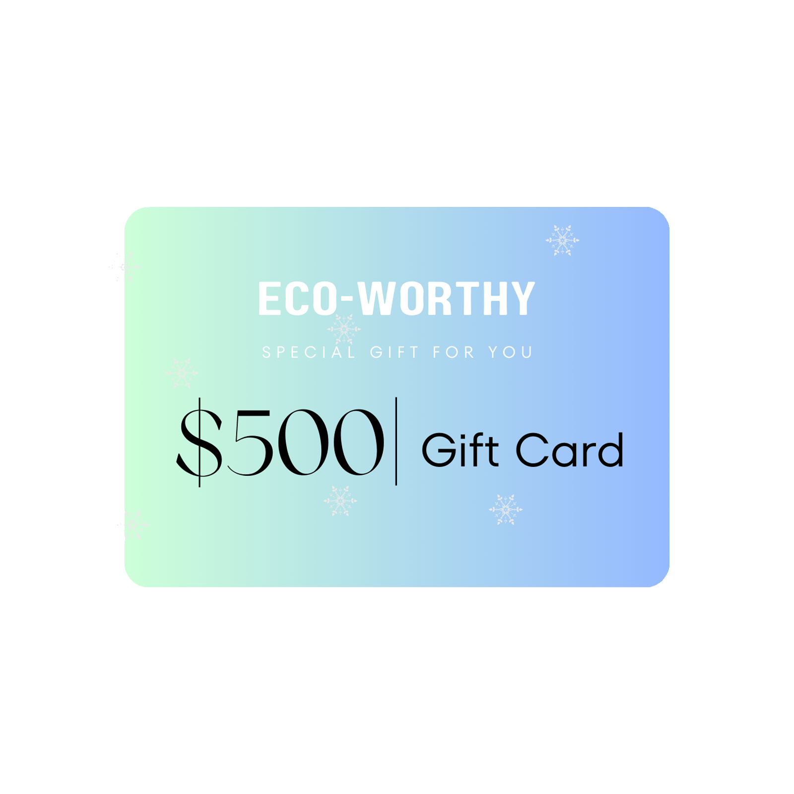 ECO - WORTHY gift card - ECO - WORTHY