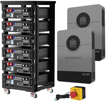 ECO-WORTHY Home Backup Power Bundle with 48V 100ah Battery and 10kW Inverter - ECO-WORTHY