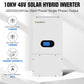 ECO - WORTHY Home Hybrid Solar Power System: 10KW GROWATT 120V/240V Output+ 20.48kWh Lithium Battery (4*48v 100Ah)+ 4920W Solar Panel (12*410W) - kits - ECO - WORTHY