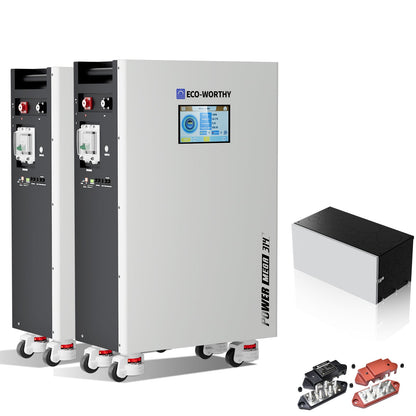 Eco - Worthy PowerMega 314 | 51.2V 314AH Lithium Battery 16kWh | Bluetooth & WiFi | Active Balance - lithium battery - ECO - WORTHY