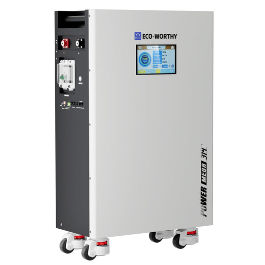 ECO - WORTHY PowerMega | 51.2V 314AH Lithium Battery | Bluetooth & WiFi | Active Balance | 10 Years Warranty - lithium battery - ECO - WORTHY