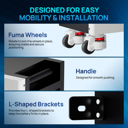ECO - WORTHY PowerMega | 51.2V 314AH Lithium Battery | Bluetooth & WiFi | Active Balance | 10 Years Warranty - lithium battery - ECO - WORTHY