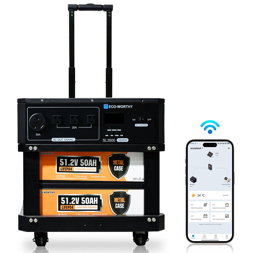 Stackable Power Switcher Eco-worthy SL3500 stackable power station – ECO-WORTHY