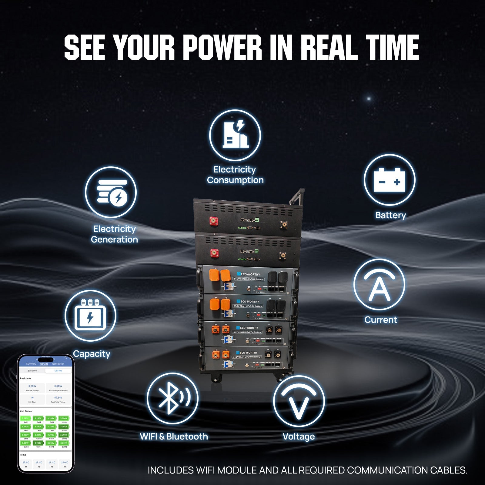 Eco-worthy SL3500 stackable power station - ECO-WORTHY