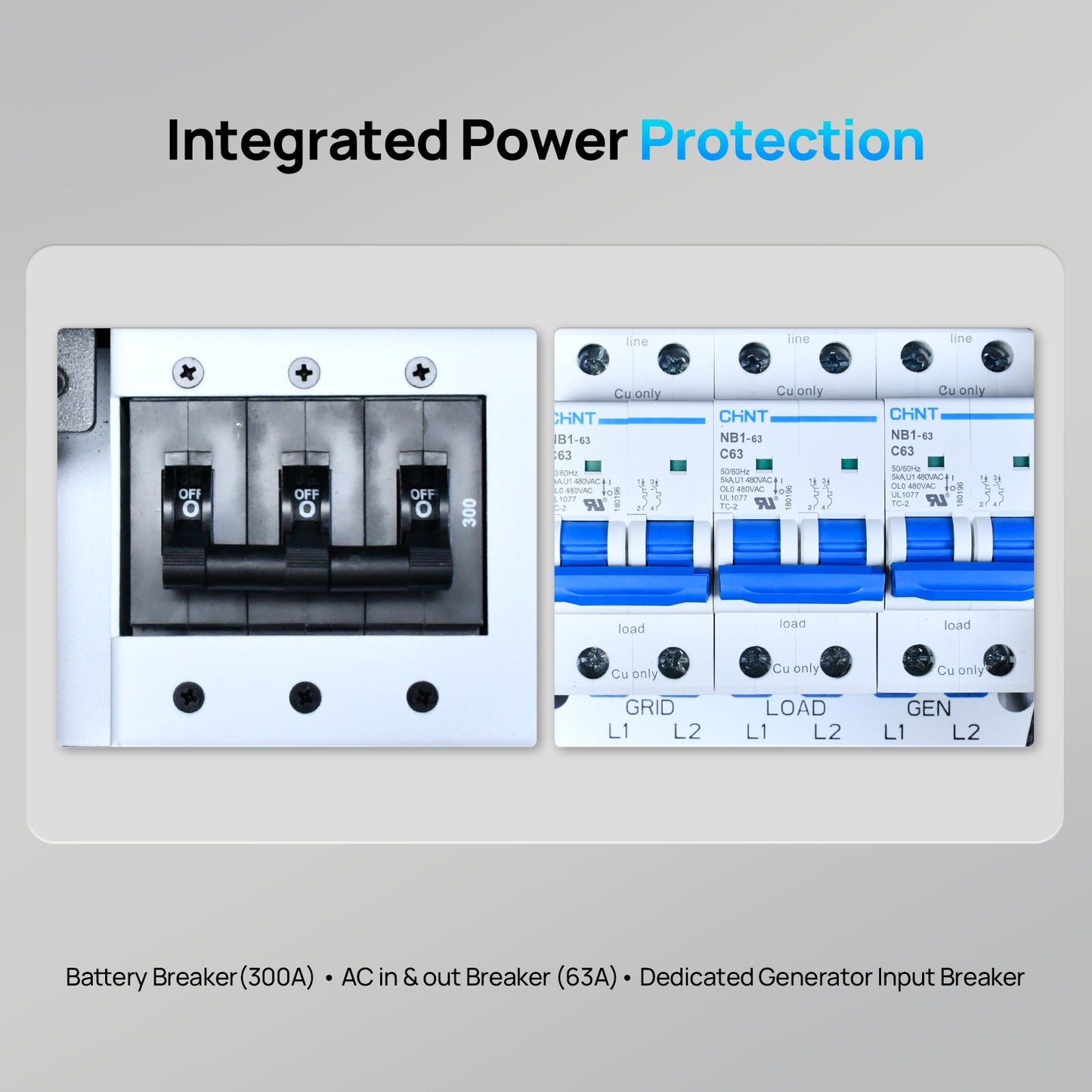 Eco-Worthy Synch 12KP Split-Phase Solar Hybrid Inverter | 48Vdc to 120Vac/240Vac | 13200W@550V PV Input - charge inverter - ECO-WORTHY