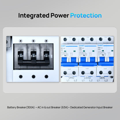 Eco-Worthy Synch 12KP Split-Phase Solar Hybrid Inverter | 48Vdc to 120Vac/240Vac | 13200W@550V PV Input - charge inverter - ECO-WORTHY
