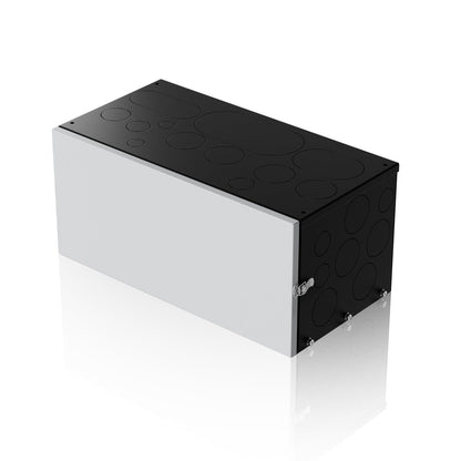 ECO‑WORTHY PowerMega Conduit Box, Cable Management & Terminal Protection Enclosure for 48V 314Ah Battery, 180° Hinged Door, Clean Wiring for Off‑Grid Solar Energy Storage System, Compatible with ECO WORTHY 10kW/5kW & Most Inverters, fits 400A Busbar - ECO-WORTHY