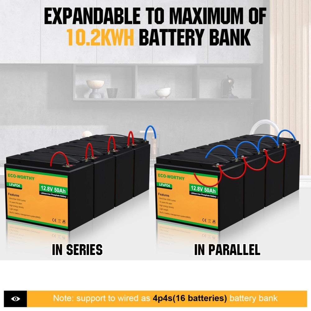 Mobility Scooter Batteries 12V 50ah Deep Cycle LiFePO4 Battery 12V