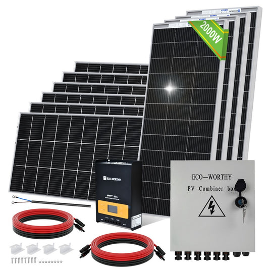 ECO-WORTHY 400Watt 24Volt Solar Panel Complete Kit India