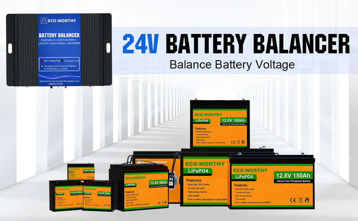 24V Solar System Battery Equalizer Balancer Ideal for Off Grid