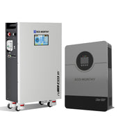 Eco-Worthy 10kW Home Backup Solar Power Bundle | PowerMega 314 51.2V 314Ah Battery and 48V 10000w Off Grid Inverter