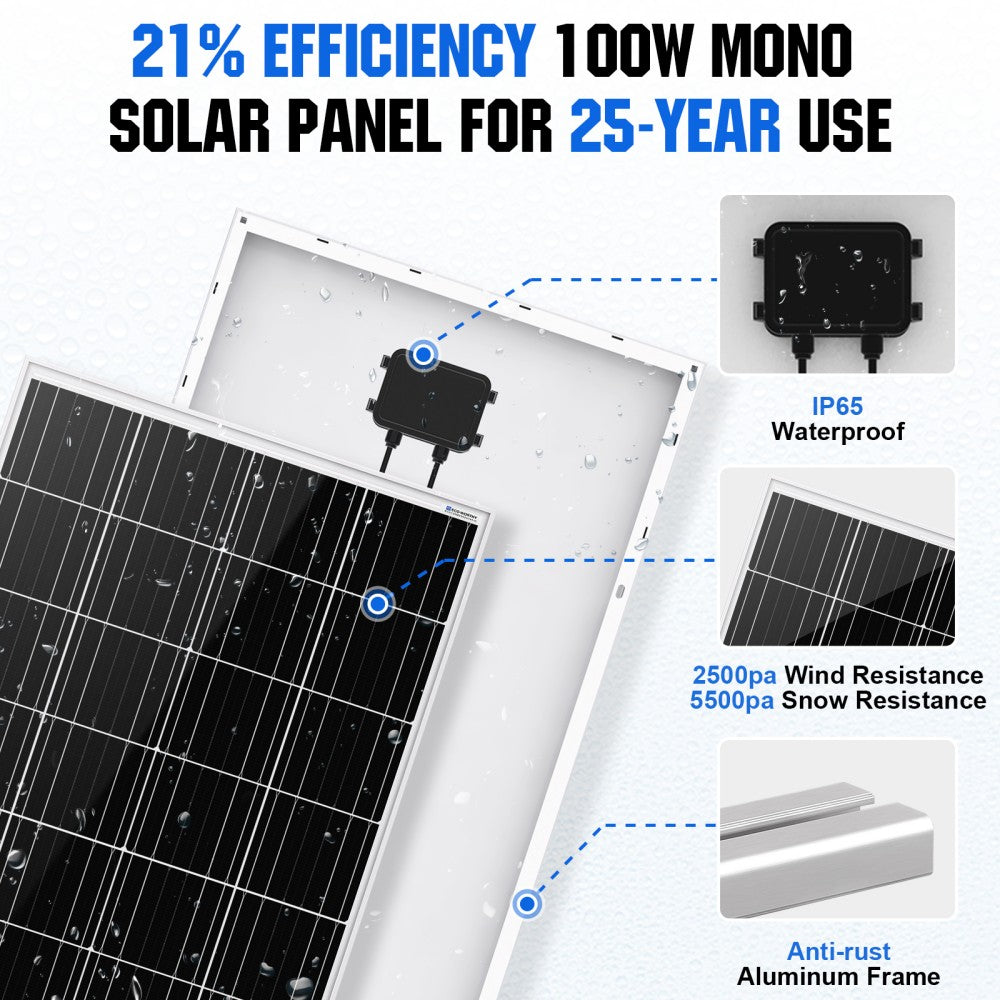 600W 12V/24V (600W 400W Wind+1/2x100W Solar) Solar Wind Hybrid Kit with  Inverter