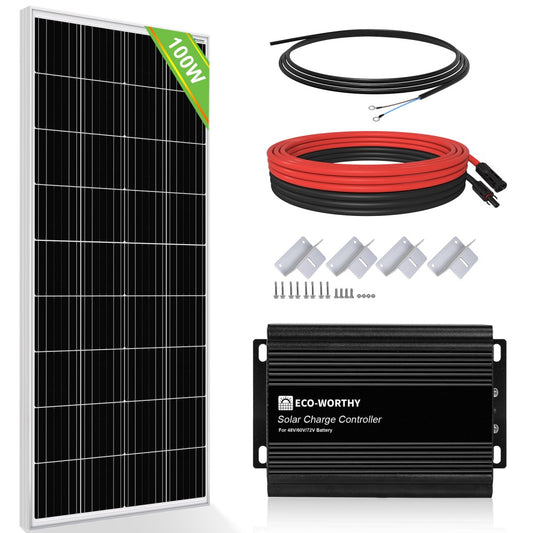 ecoworthy_golf_cart_100W_solar_panel_kit_1