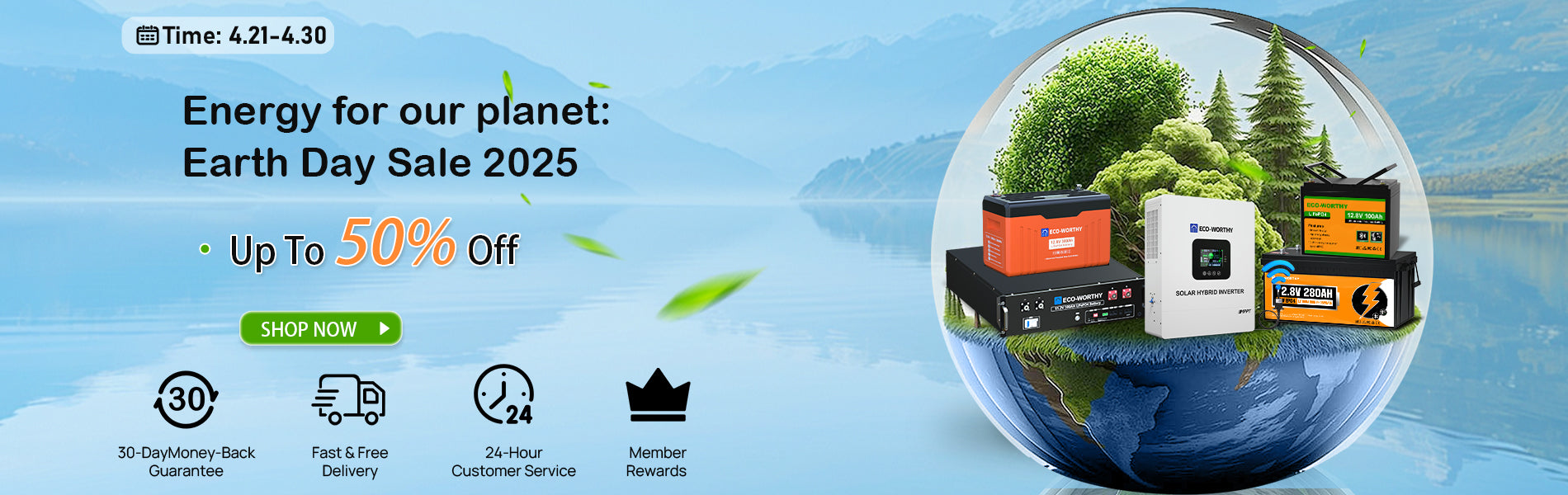 Spring into Savings! Upgrade your solar power with Eco Worthy’s best spring deals. Enjoy exclusive discounts on high-performance lithium batteries and solar kits. Go green, save more, and power your home or RV sustainably this season!