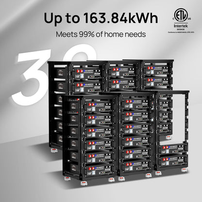 Off Grid Home Power Bundle | 5kW Inverter with 48V 100AH Server Rack Battery - ECO - WORTHY