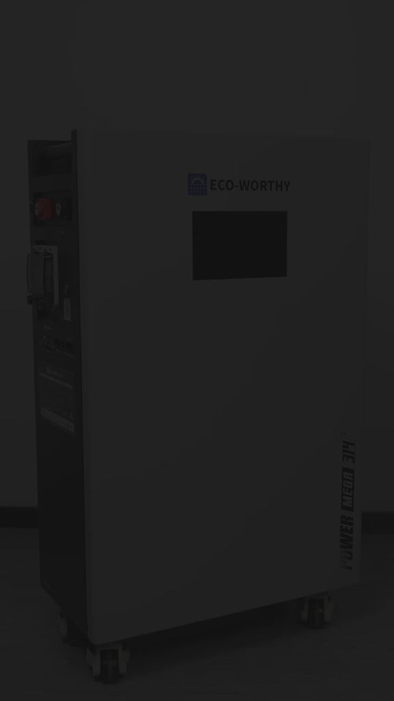 Eco-Worthy PowerMega 314 | 51.2V 314AH Lithium Battery 16kWh | Bluetooth & WiFi | Active Balance