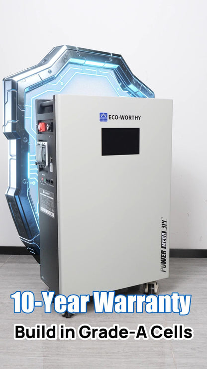 Eco-Worthy PowerMega 314 | 51.2V 314AH Lithium Battery 16kWh | Bluetooth & WiFi | Active Balance