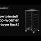 ECO-WORTHY 6-Layer 19 Inch Rack for 3U Server Rack Battery