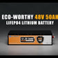 48V 50Ah Stackable LiFePO4 Battery
