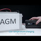 20A 12V/24V Smart Battery Charger with LCD Display for Most Batteries