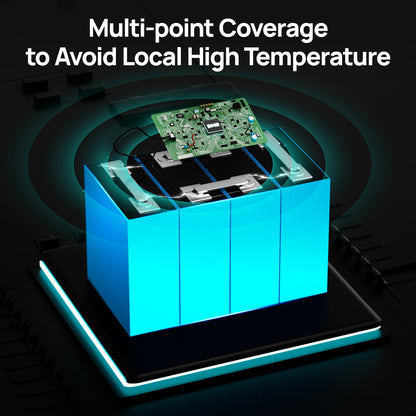 Upgraded LiFePO4 12V 100Ah Lithium Iron Phosphate Battery With Bluetooth,Low - temperature Protection,Dual Temperature Probes and Buzzer Fault Warning - lithium battery - ECO - WORTHY