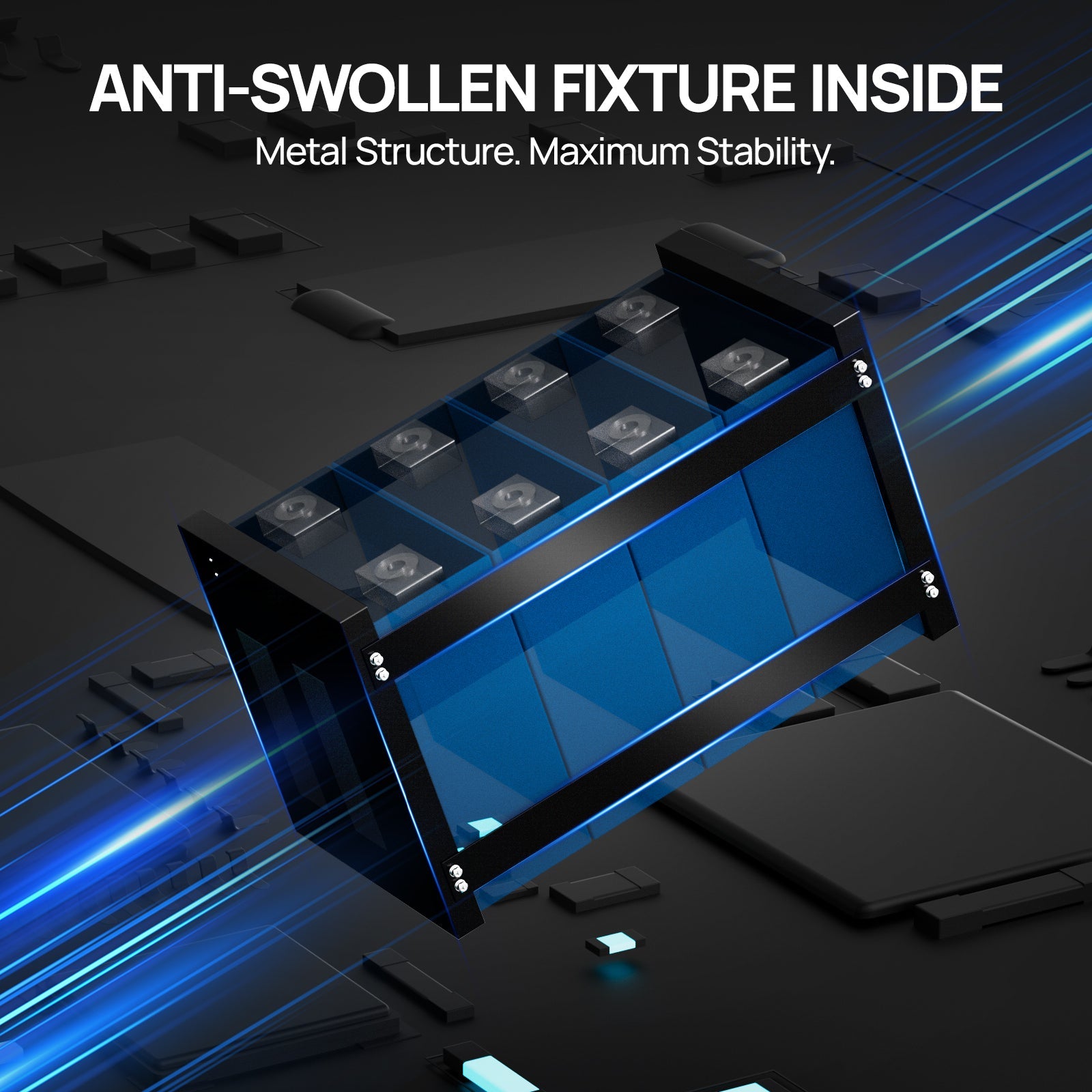 Upgraded LiFePO4 12V 100Ah Lithium Iron Phosphate Battery With Bluetooth,Low - temperature Protection,Dual Temperature Probes and Buzzer Fault Warning - lithium battery - ECO - WORTHY