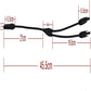 12AWG 1 Pair Solar MC4 Y Parallel Branch Connectors MFF&FMM Pair - wirings - ECO - WORTHY