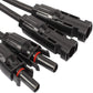 12AWG 1 Pair Solar MC4 Y Parallel Branch Connectors MFF&FMM Pair - wirings - ECO - WORTHY