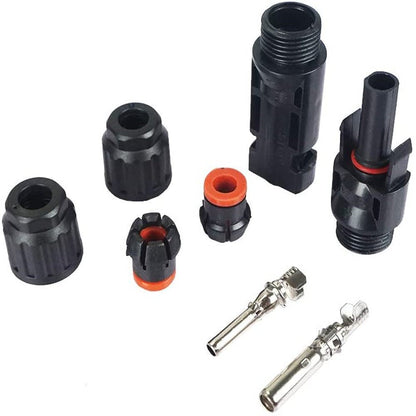 12AWG 16.4FT Solar Extension Cables Wires with Female and Male MC4 Connectors - wirings - ECO - WORTHY