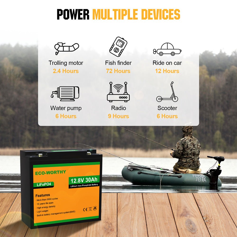 B2B - LiFePO4 12V 10Ah Lithium Iron Phosphate Battery - lithium battery - ECO - WORTHY