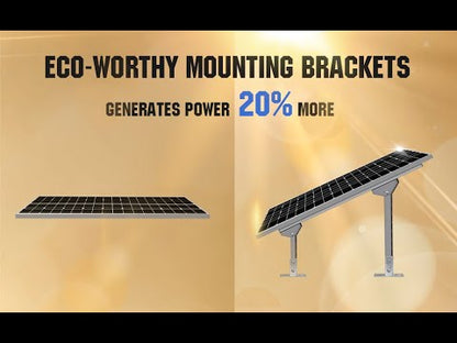 Adjustable Solar Panel Mounting Brackets for 1–4 Pieces of 200W–400W Panels